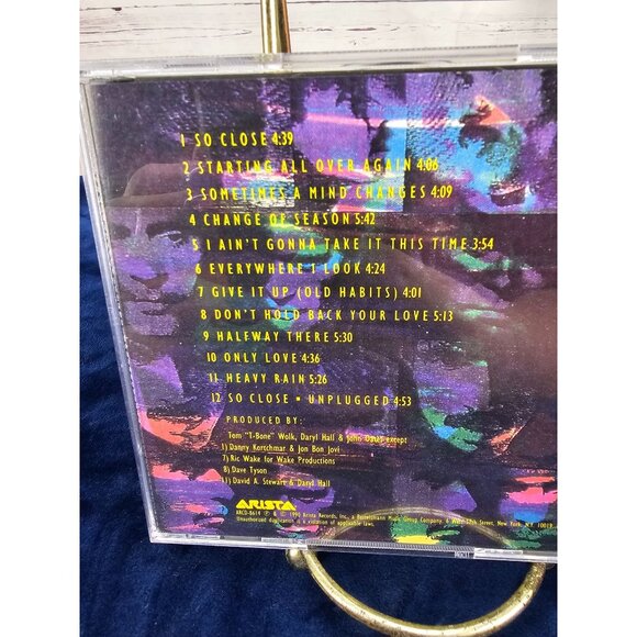 Daryl Hall John Oates - Change Of Season Arista Records 1990 - Picture 3 of 5